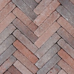 Retrostones Plus 5x20x6cm Rood/Bruin