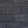 Sierbetonklinker Drive 21x10,5x8cm Night Zwart/Grijs