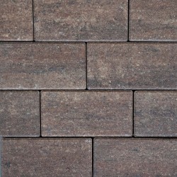 Sierbetonklinker Drive 21x10,5x8cm Nature Bruin genuanceerd