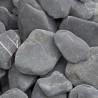Flat pebbles zwart 30/60mm