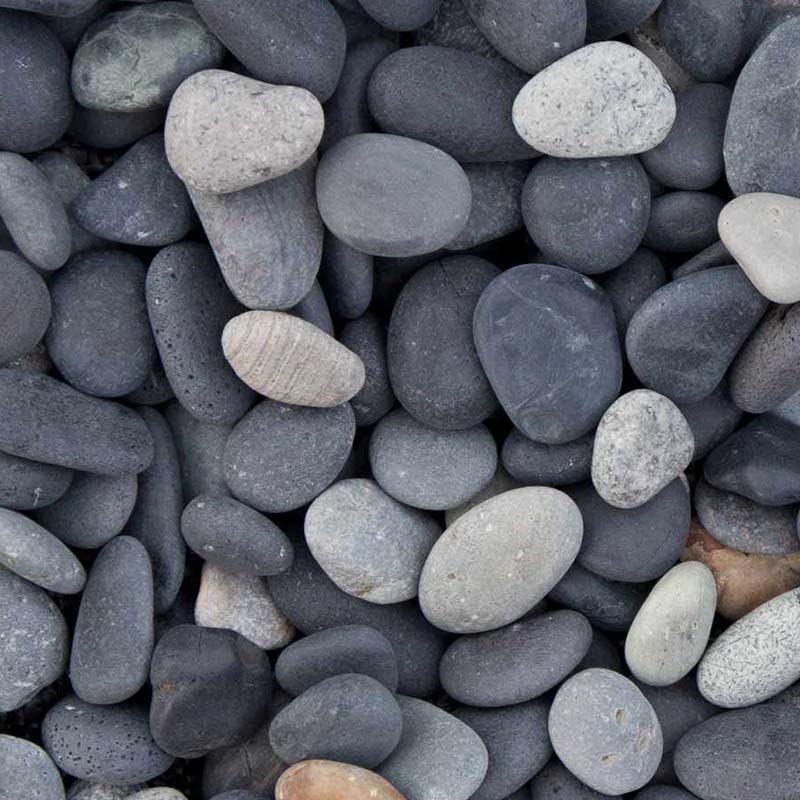 Beach pebbles zwart 8/16mm